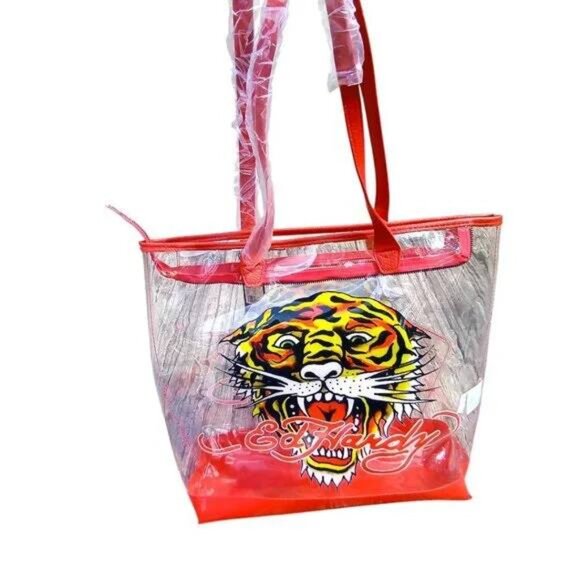 Ed Hardy Handbags - Ed Hardy NEW Clear Tiger Tote NWT Retail $159